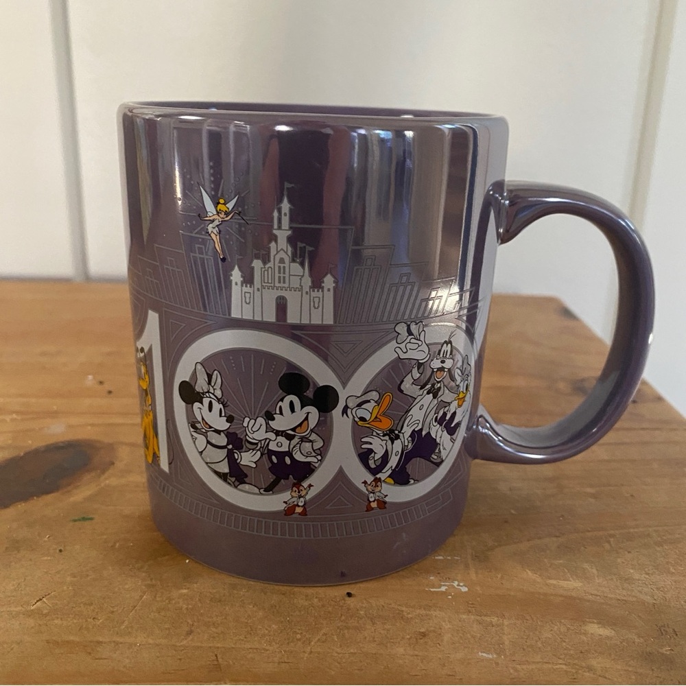 Disneyland resort 100 year, Mickey & friends purple coffee mug